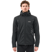 Dragonfly Мототолстовка DF Urban Man 2025 Black с защитой в Омске