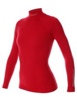 Brubeck Футболка женская дл.рукав Wool Merino 78% Малина в Омске