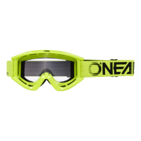 Oneal Маска кроссовая B-Zero V.22 желтая оправа, прозрачная линза в Омске
