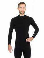 Brubeck Футболка мужская дл.рукав Wool Merino 78% Черный в Омске