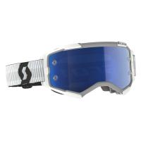 Scott Очки кроссовые Fury white blue chrome works в Омске