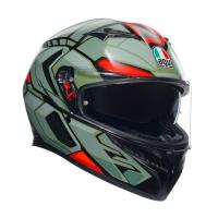 AGV Шлем K3 Decept Matt Black/Green/Red в Омске