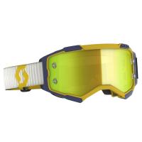 Scott Очки кроссовые Fury yellow/blue yellow chrome works в Омске