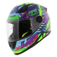 LS2 Мотошлем FF812 Kid Svent Blue Green в Омске