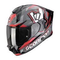 Scorpion Exo Мотошлем Exo-530 Air Rok Серый/Черный/Красный в Омске