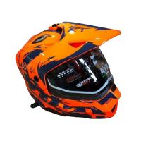 AiM Шлем детский JK802Y Orange/Blue в Омске