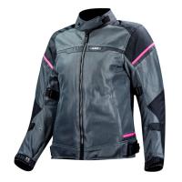 LS2 Мотокуртка женская Riva Lady черно-темно-серо-розовый в Омске