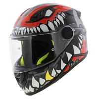 LS2 Мотошлем FF812 Kid Punk Grey Red в Омске