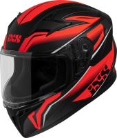 IXS Шлем 136 2.0 Kids Star 2 Черно-красно матовый в Омске