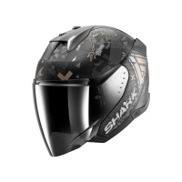 Shark Шлем Skwal I3 Jet Hellcat Mat Black/Chrome/Anthracite в Омске