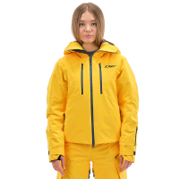 Dragonfly Куртка утепленная Gravity Premium Woman Yellow-Dark Ocean в Омске