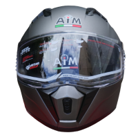 AIM Шлем интеграл JK320 Grey Metal в Омске