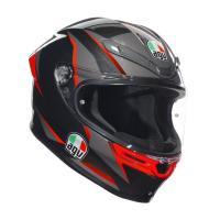 AGV Шлем K6 S 2206 Slashcut Black/Grey/Red в Омске