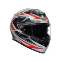 AGV Шлем K3 22.06 Space Matt White/Red Fluo в Омске