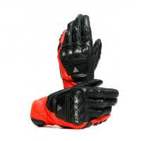 Dainese Перчатки кожаные 4-Stroke 2 Black/Fluo-Red в Омске