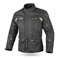 Dimox Мотокуртка текстиль Explorer Mens Touring Black/Yellow в Омске