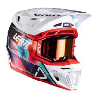 Leatt Шлем кроссовый 8.5 Royal Blue-Red V26 + очки Velocity 5.5 в Омске