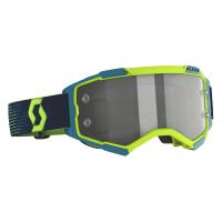 Scott Очки кроссовые Fury LS neon yellow/blue light sensitive grey works в Омске