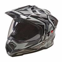 AIM Шлем кросс/эндуро JK802S Black/Grey/White в Омске