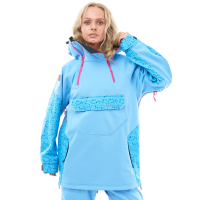 Dragonfly Куртка-анорак сноубордическая DF Uktus Woman Blue - Pink в Омске
