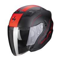 Scorpion Exo Мотошлем Exo-230 Condor Черный Матовый/Красный/Карбон в Омске