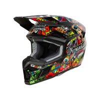 Oneal Шлем кроссовый детский 3Series Youth Crank V.24 красный/ зеленый в Омске