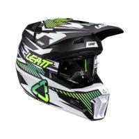 Leatt Шлем кроссовый 3.5 V26 Storm Teal + очки Vizion 3.5 в Омске