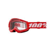 100% Очки подростковые Strata 2 Junior Red / Clear в Омске