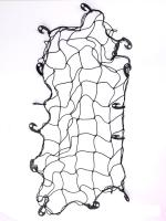 STARKS Сетка багажная NET KVADRO (80/80) Чёрный в Омске