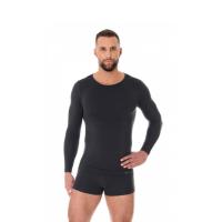 Brubeck Футболка мужская дл.рукав Comfort Wool Графит в Омске