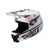 Leatt Шлем кроссовый детский Helmet Kit Moto 3.5 Jr V25 White в Омске