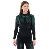 Dragonfly Термофутболка DF 3DThermo Green с длинным рукавом Woman в Омске