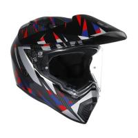 AGV Шлем AX9 E2206 V26 Steppa Carbon/Red/Blue в Омске