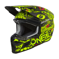 Oneal Шлем кроссовый детский 3Series Attack Youth V24 черный/желтый в Омске