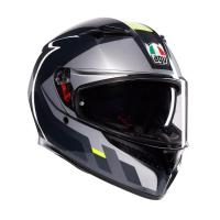 AGV Шлем K3 Shade Grey/Yellow Fluo в Омске