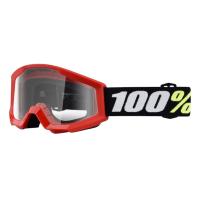 100% Очки детские Strata Mini Goggle Red/Clear Lens 2025 в Омске