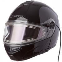LS2 Мотошлем снегоходный FF325 Strobe Electric Snow Solid Черный в Омске