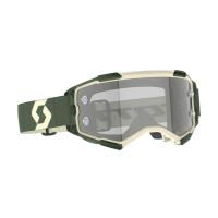 Scott Очки кроссовые Fury LS kaki green/light sensitive grey works в Омске