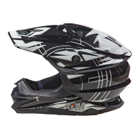 AiM Шлем кроссовый JK803S White/Black в Омске