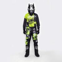 Grom Штаны кроссовые подростковые MX Religion lime в Омске