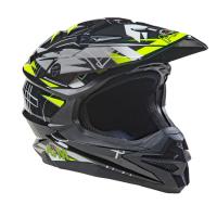 AiM Шлем кроссовый JK803S Yellow/Black в Омске