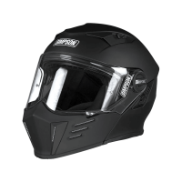 Simpson Шлем модуляр Darksome Matt Black в Омске