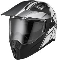 IXS Шлем IXS 208 2.0 Черно-Белый Матовый в Омске