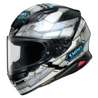 Shoei Мотошлем NXR 2 Fortress серо-черно-голубой в Омске