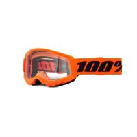 100% Очки подростковые Strata 2 Junior Neon Orange / Clear в Омске