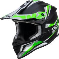 IXS шлем кроссовый 362 2.0 Черно-зеленый-белый в Омске