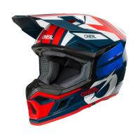 Oneal Кроссовый шлем 3Series Ride V.25 синий/белый в Омске