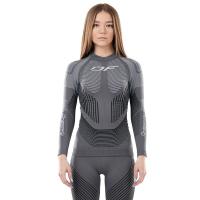 Dragonfly Термофутболка DF 3DThermo Grey с длинным рукавом Woman в Омске