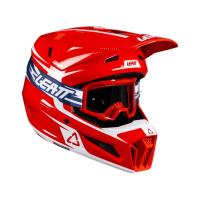 Leatt Шлем кроссовый 3.5 V26 Red + очки Vizion 3.5 в Омске