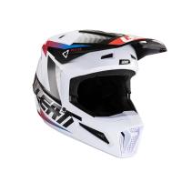 Leatt Шлем кроссовый Moto 2.5 Helmet Black/White 2024 в Омске